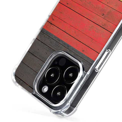 German Flag Dark Wood iPhone 16 Pro MagSafe Case
